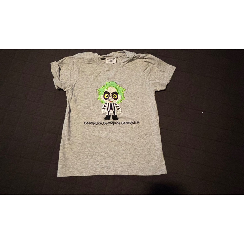 Magic Kingdom Boutique Beetlejuice Beetlejuice‎ Beetlejuice Applique Top  Size 5